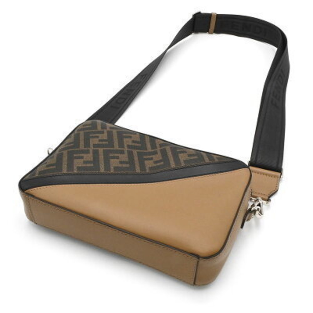 Fendi Diagonal Cam Camera Case Brown Shoulder Bag… - image 4